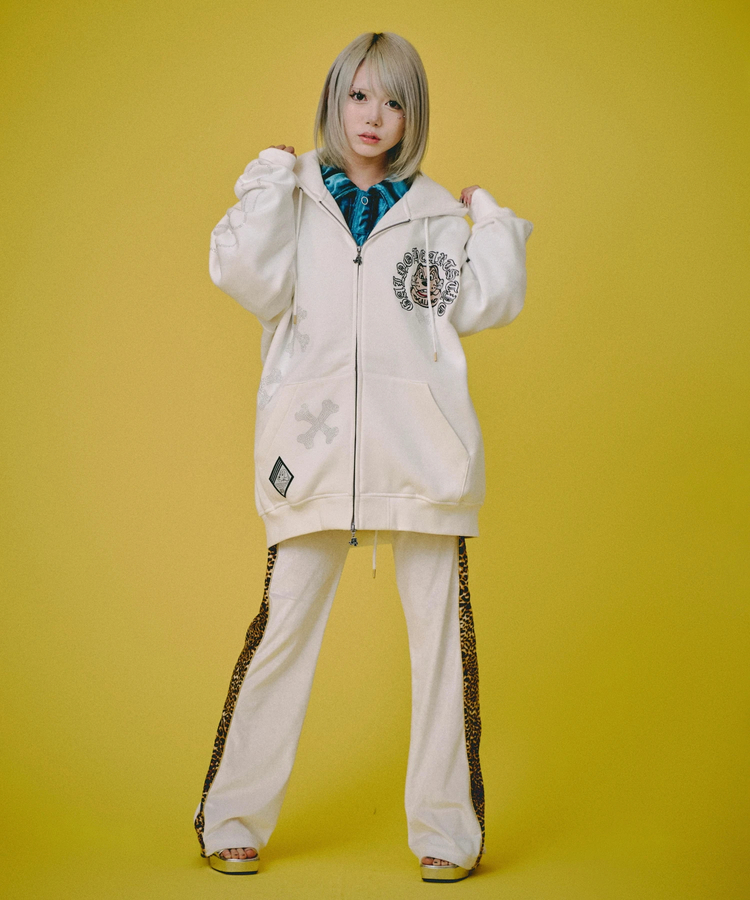 GALFY/ガルフィー ピカピカ骨骨パーカー(MENS)｜ファッション通販