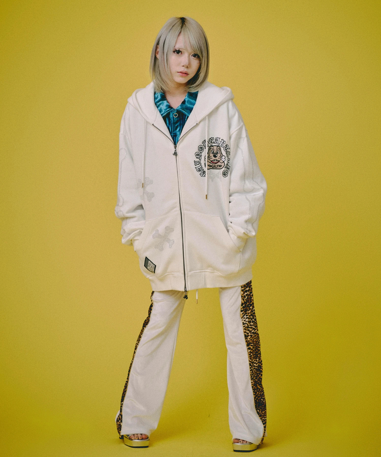 GALFY/ガルフィー ピカピカ骨骨パーカー(MENS)｜ファッション通販