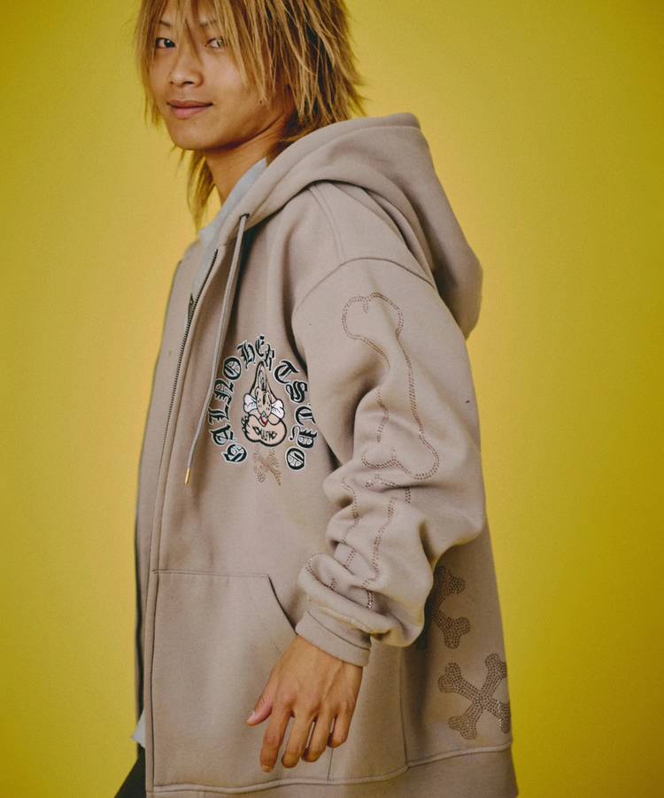 （即発送）ガルフィー GALFY ピカピカ骨骨 パーカー Lサイズ 完売品 GALFY/ガルフィー ピカピカ骨骨パーカー(MENS)｜ファッション通販