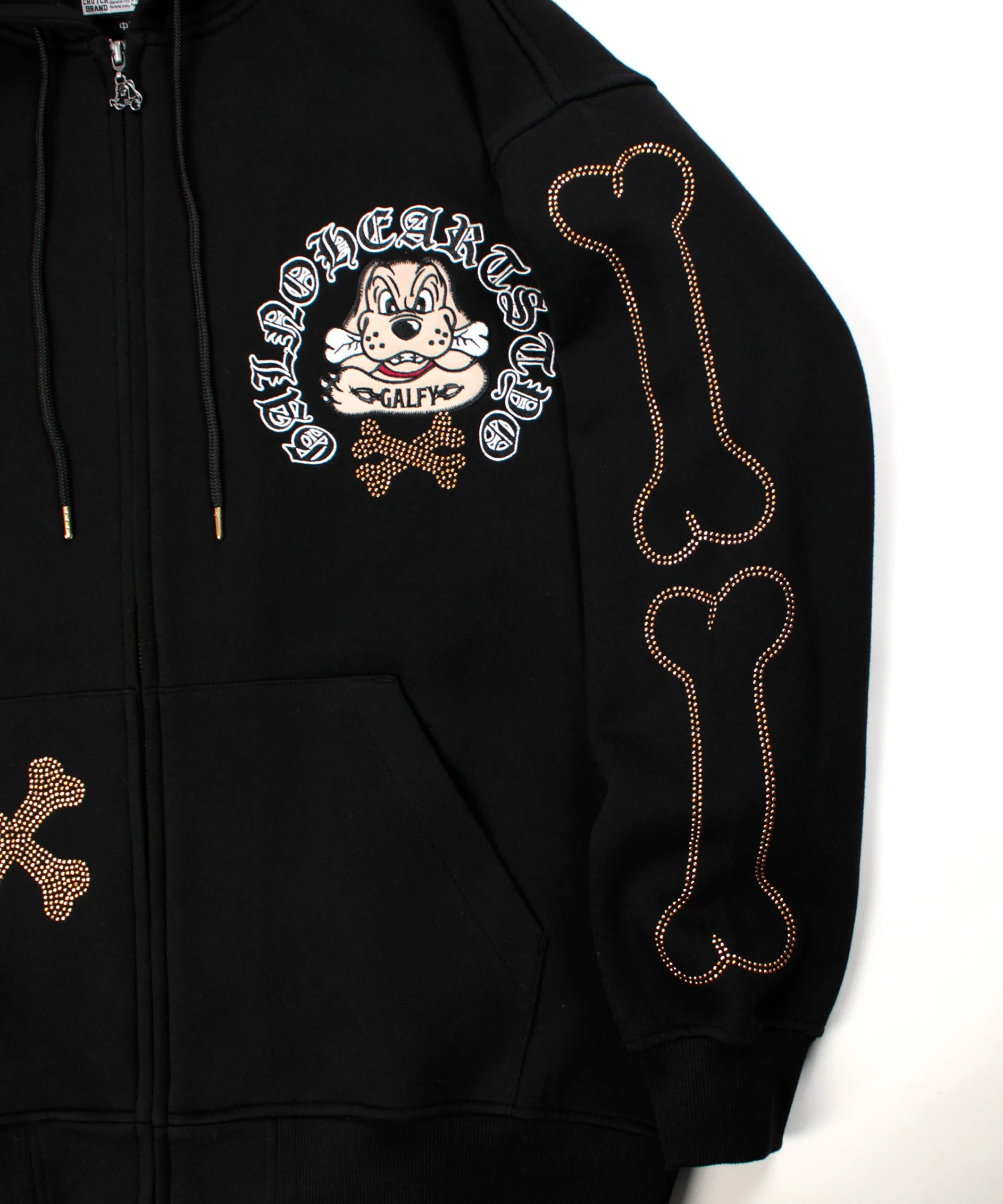 GALFY/ガルフィー ピカピカ骨骨パーカー(MENS)｜ファッション通販