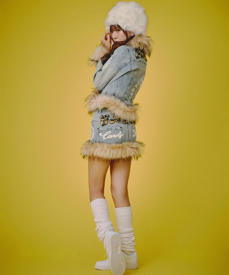 JACKROSE(ジャックローズ) |GALFY/ガルフィー ぎゃるちゃんファーデニムミニ(WOMENS)