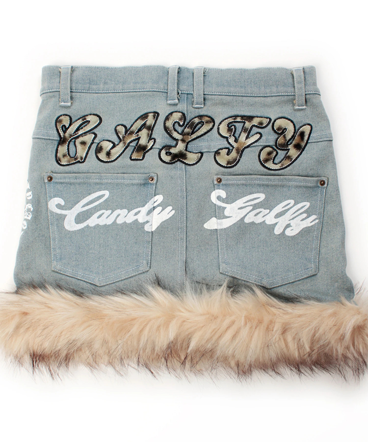 JACKROSE(ジャックローズ) |GALFY/ガルフィー ぎゃるちゃんファーデニムミニ(WOMENS)