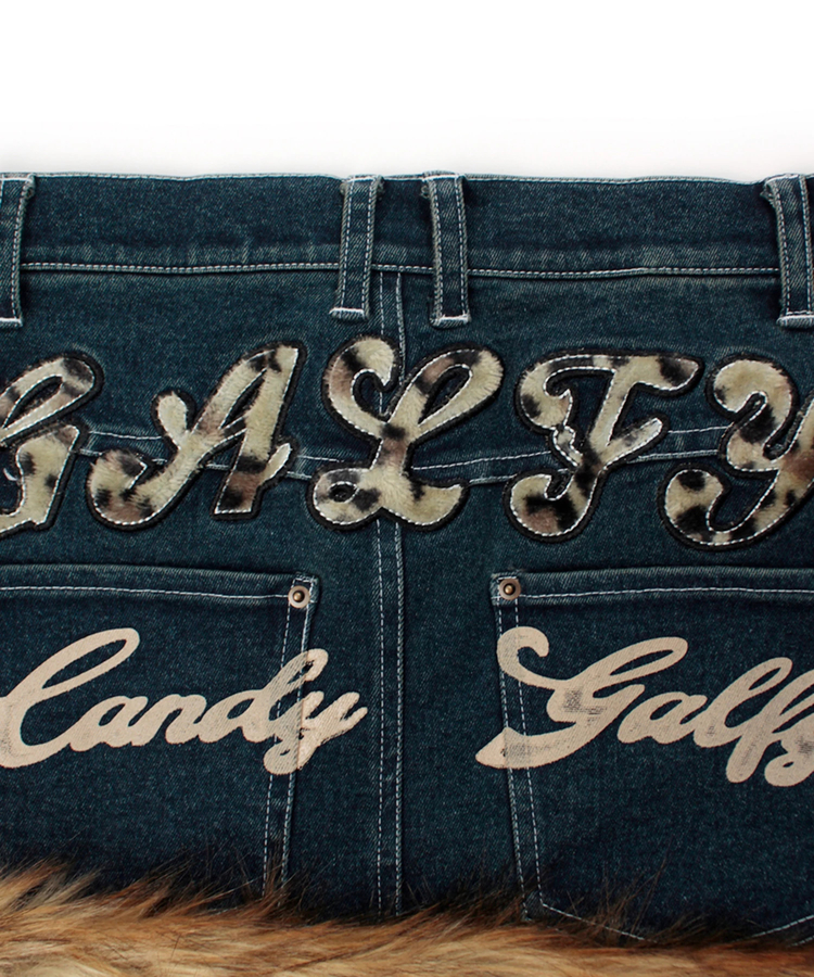 JACKROSE(ジャックローズ) |GALFY/ガルフィー ぎゃるちゃんファーデニムミニ(WOMENS)