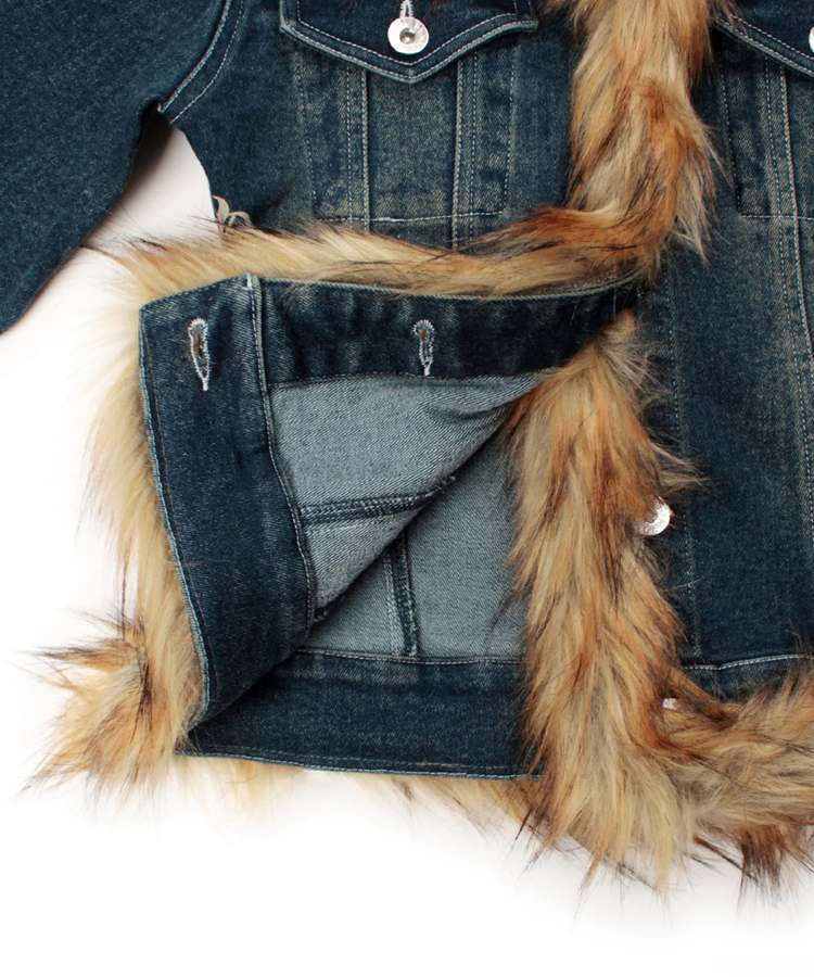 JACKROSE(ジャックローズ) |GALFY/ガルフィー ぎゃるちゃんファーデニムJKT(WOMENS)