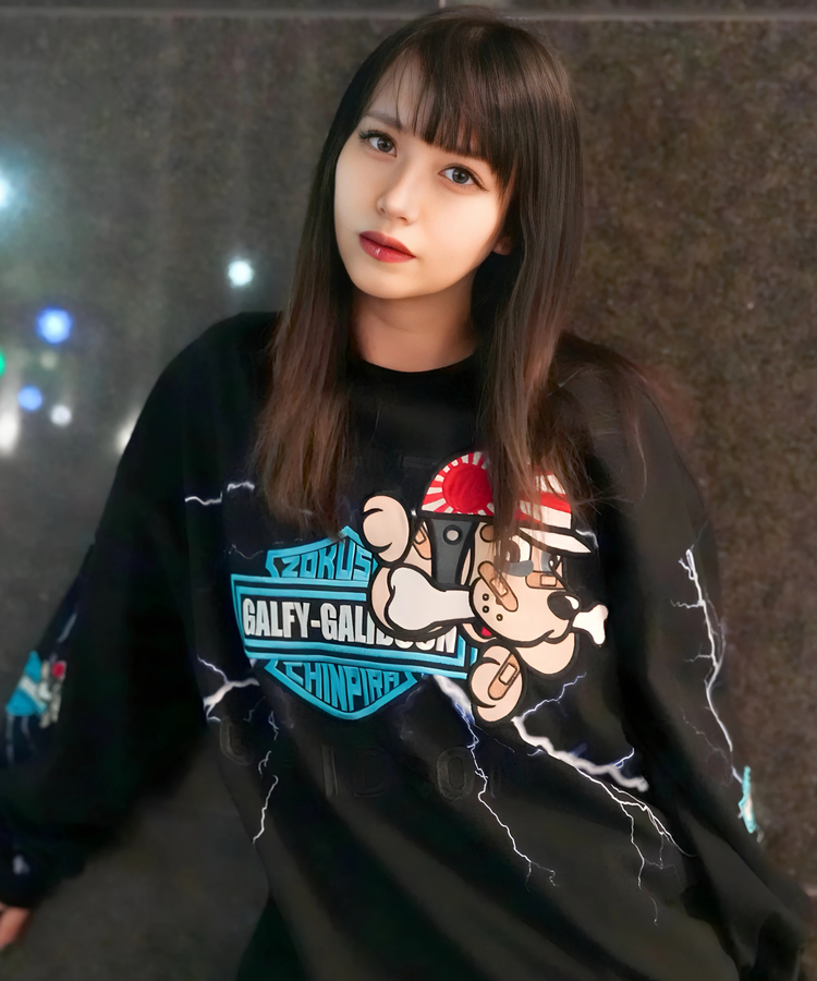 JACKROSE(ジャックローズ) |【GALFY×GALLIS ADDICTION】バイク乗りロンTee(MENS)