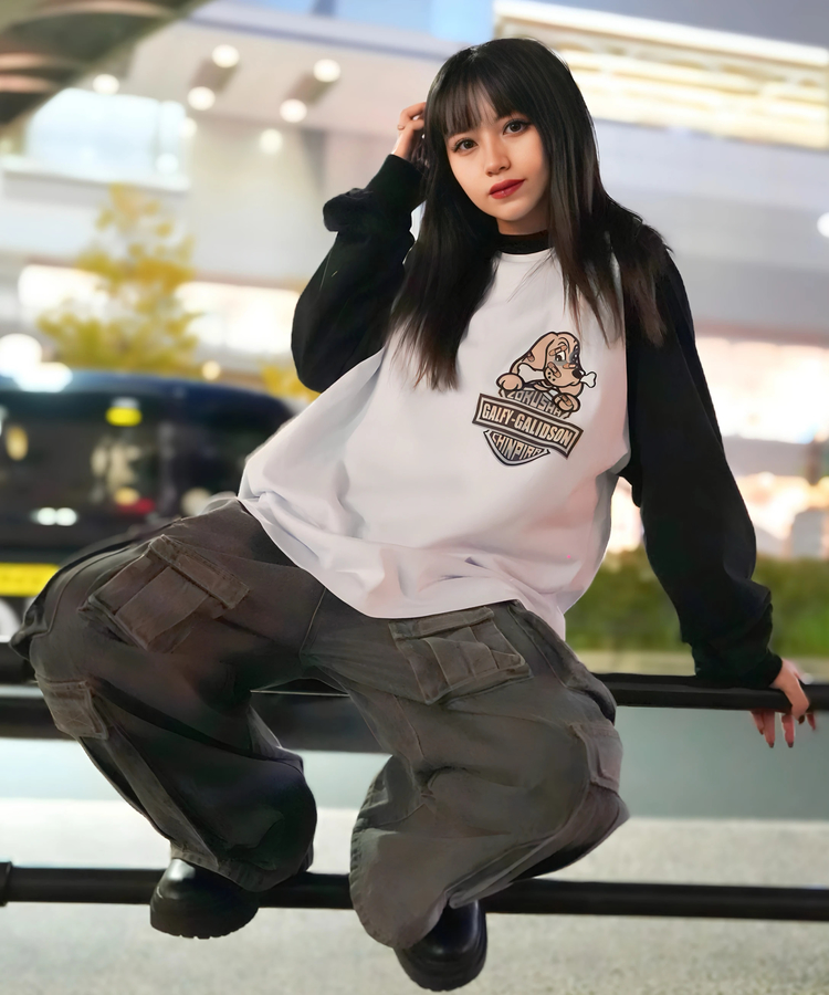 JACKROSE(ジャックローズ) |【GALFY×GALLIS ADDICTION】バイク乗りロンTee(MENS)