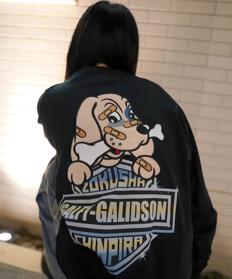 JACKROSE(ジャックローズ) |【GALFY×GALLIS ADDICTION】バイク乗りロンTee(MENS)