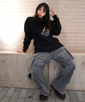 JACKROSE(ジャックローズ) |【GALFY×GALLIS ADDICTION】バイク乗りロンTee(MENS)