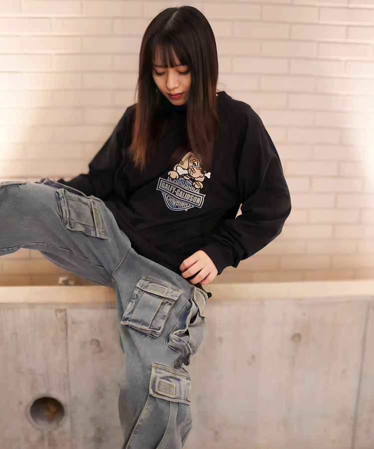JACKROSE(ジャックローズ) |【GALFY×GALLIS ADDICTION】バイク乗りロンTee(MENS)