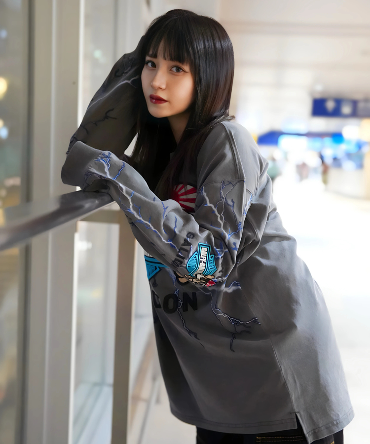 JACKROSE(ジャックローズ) |【GALFY×GALLIS ADDICTION】バイク乗りロンTee(MENS)
