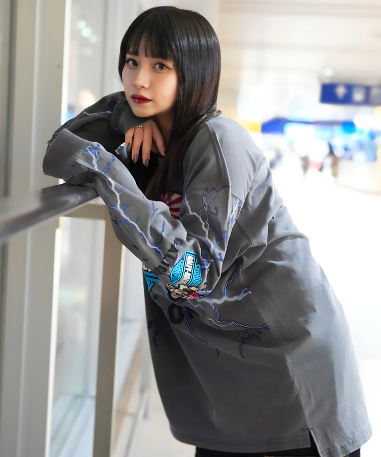 JACKROSE(ジャックローズ) |【GALFY×GALLIS ADDICTION】バイク乗りロンTee(MENS)