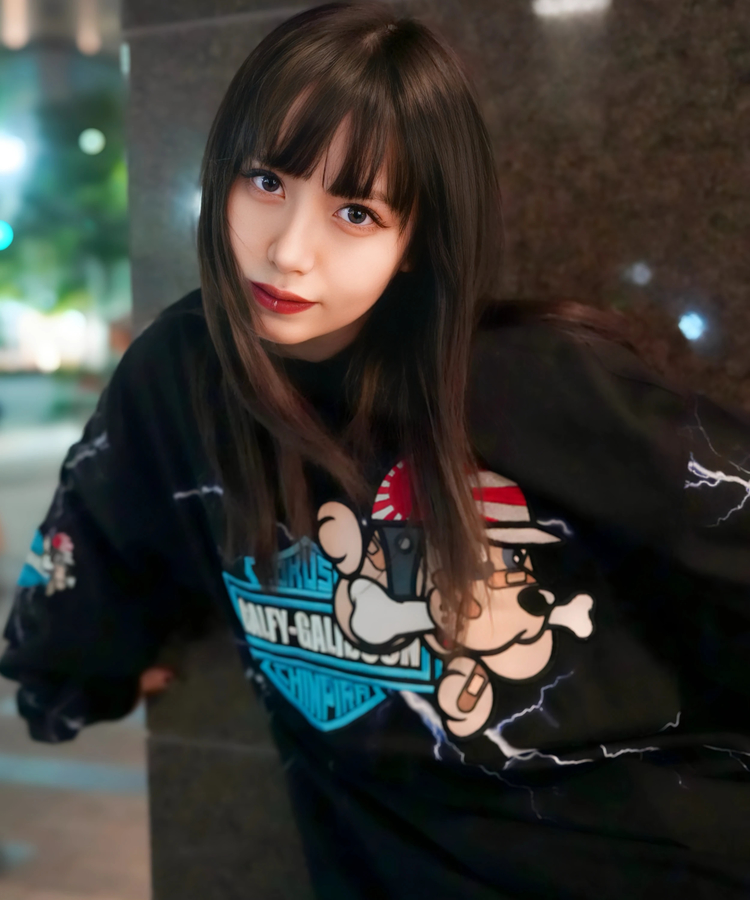 JACKROSE(ジャックローズ) |【GALFY×GALLIS ADDICTION】バイク乗りロンTee(MENS)