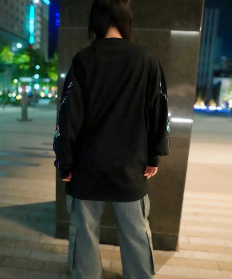 JACKROSE(ジャックローズ) |【GALFY×GALLIS ADDICTION】バイク乗りロンTee(MENS)