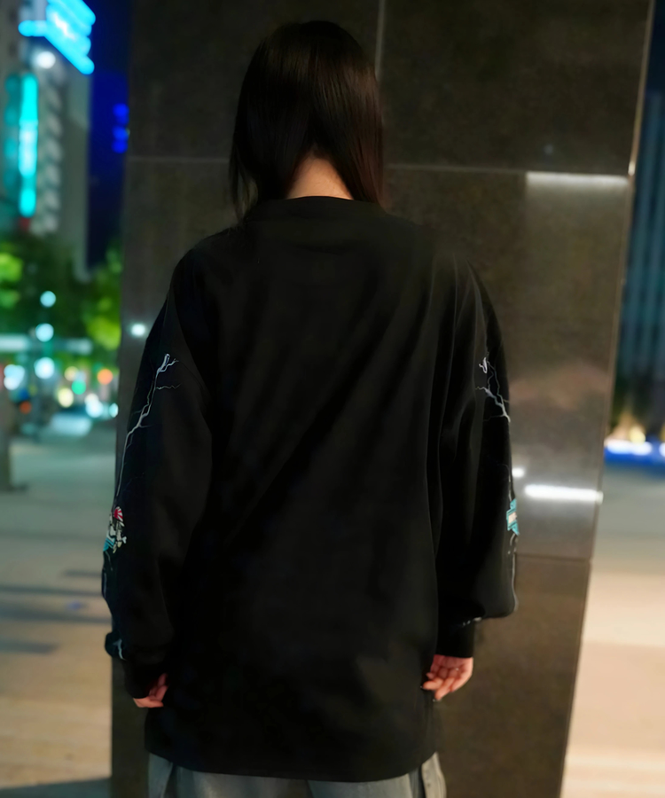 JACKROSE(ジャックローズ) |【GALFY×GALLIS ADDICTION】バイク乗りロンTee(MENS)