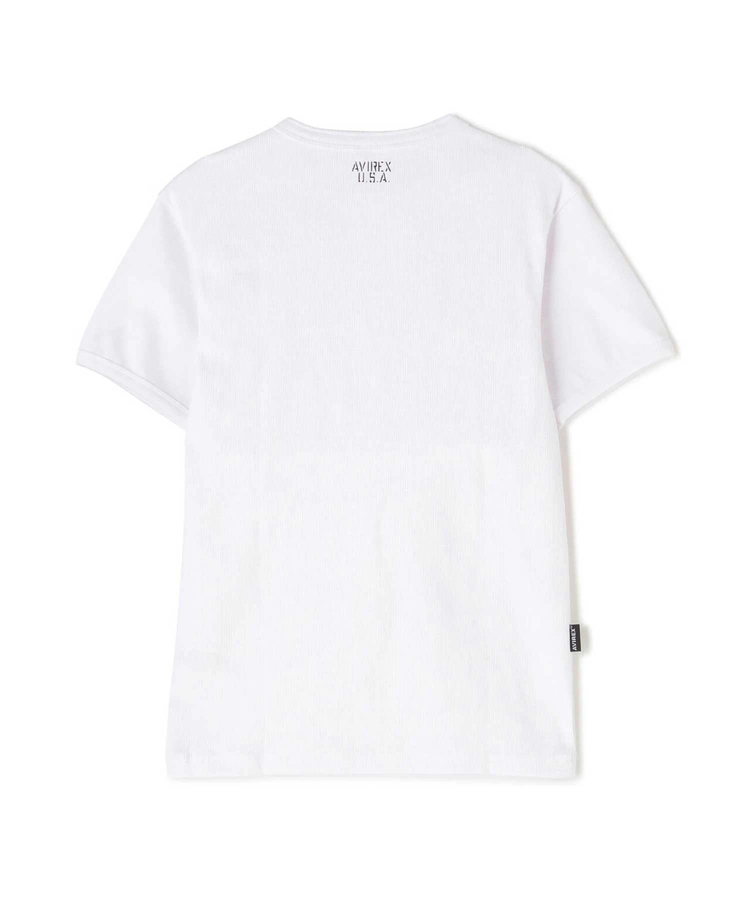JACKROSE(ジャックローズ) |AVIREX/アヴィレックス DAILY S/S RIB HENLY NECK TEE(MENS)