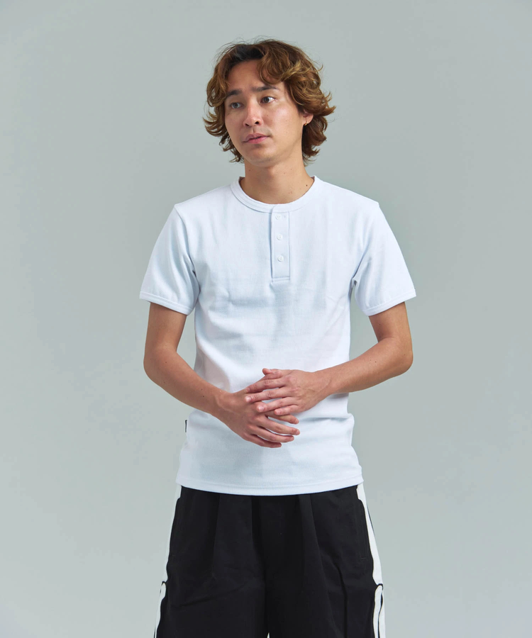 JACKROSE(ジャックローズ) |AVIREX/アヴィレックス DAILY S/S RIB HENLY NECK TEE(MENS)