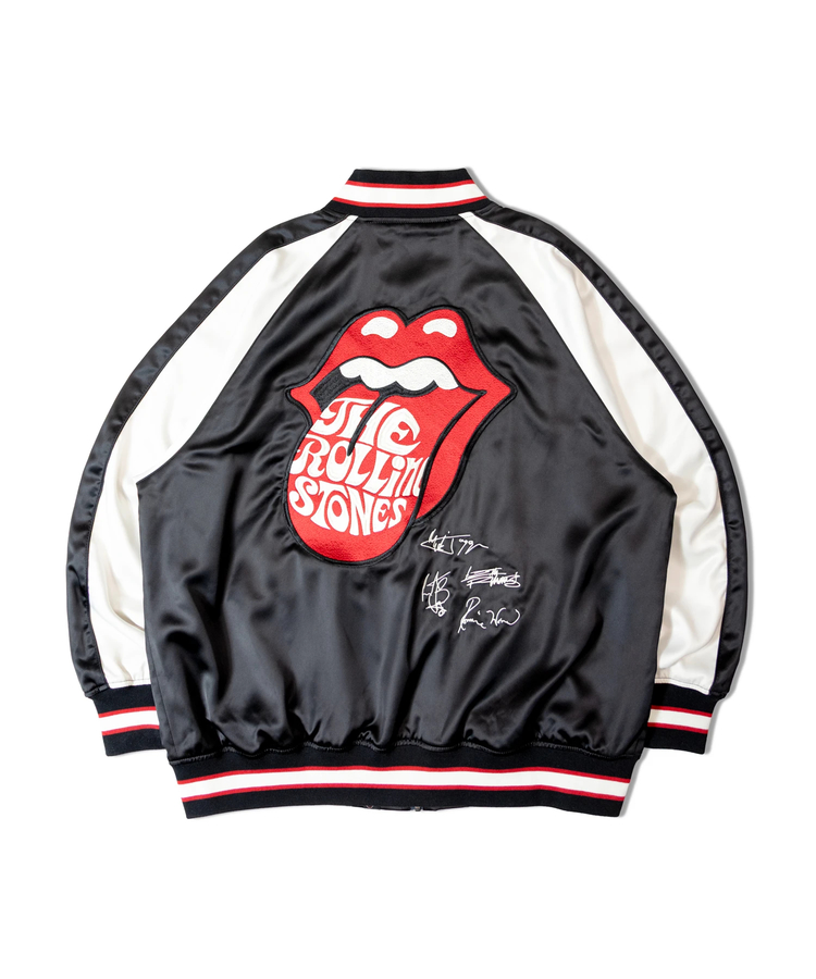 JACKROSE(ジャックローズ) |【The Rolling Stones×JACKROSE】 Lips&Tongue シグネチャーリバーシブルスカジャン(MENS)