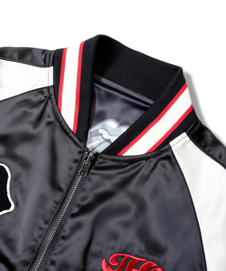 JACKROSE(ジャックローズ) |【The Rolling Stones×JACKROSE】 Lips&Tongue シグネチャーリバーシブルスカジャン(MENS)