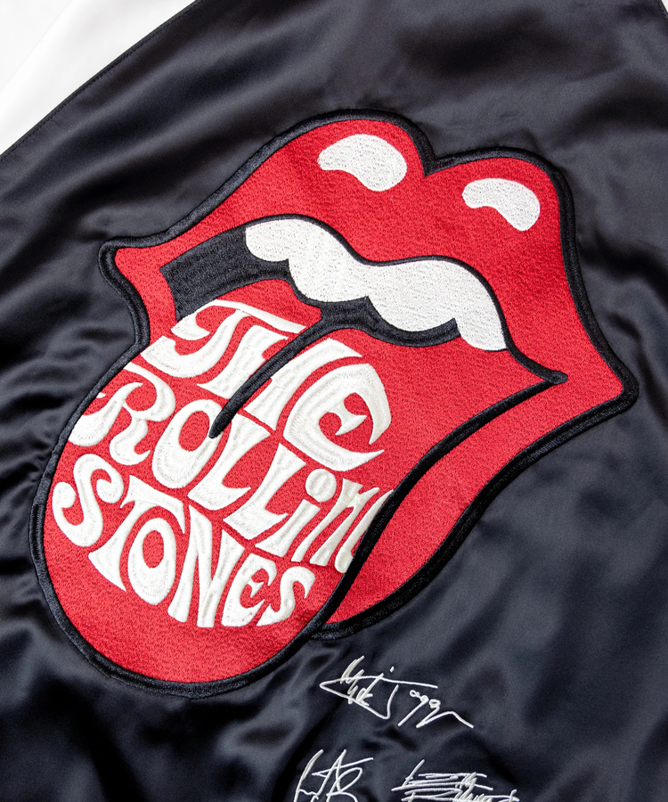 JACKROSE(ジャックローズ) |【The Rolling Stones×JACKROSE】 Lips&Tongue シグネチャーリバーシブルスカジャン(MENS)