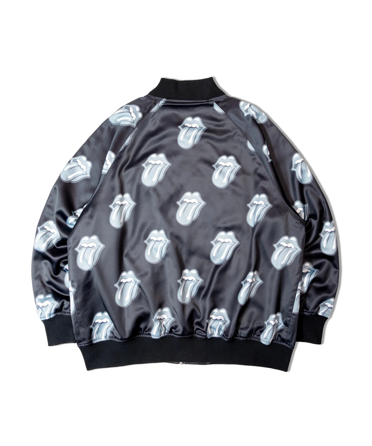 JACKROSE(ジャックローズ) |【The Rolling Stones×JACKROSE】 Lips&Tongue シグネチャーリバーシブルスカジャン(MENS)
