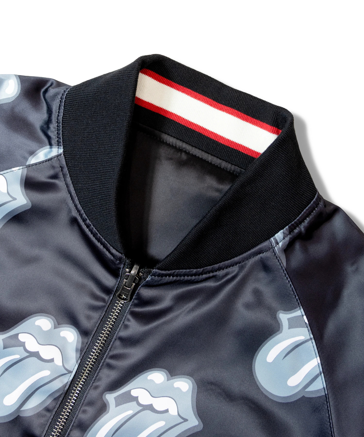 JACKROSE(ジャックローズ) |【The Rolling Stones×JACKROSE】 Lips&Tongue シグネチャーリバーシブルスカジャン(MENS)