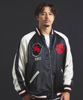 JACKROSE(ジャックローズ) |【The Rolling Stones×JACKROSE】 Lips&Tongue シグネチャーリバーシブルスカジャン(MENS)