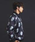 JACKROSE(ジャックローズ) |【The Rolling Stones×JACKROSE】 Lips&Tongue シグネチャーリバーシブルスカジャン(MENS)