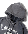 JACKROSE(ジャックローズ) |【The Rolling Stones×JACKROSE】 Lips&Tongue ヒョウ柄切替プルパーカー(MENS)