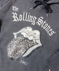 JACKROSE(ジャックローズ) |【The Rolling Stones×JACKROSE】 Lips&Tongue ヒョウ柄切替プルパーカー(MENS)