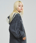 JACKROSE(ジャックローズ) |【The Rolling Stones×JACKROSE】 Lips&Tongue ヒョウ柄切替プルパーカー(MENS)