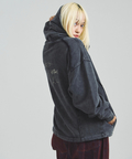 JACKROSE(ジャックローズ) |【The Rolling Stones×JACKROSE】 Lips&Tongue ヒョウ柄切替プルパーカー(MENS)