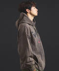 JACKROSE(ジャックローズ) |【The Rolling Stones×JACKROSE】 Lips&Tongue ヒョウ柄切替プルパーカー(MENS)