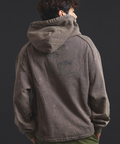 JACKROSE(ジャックローズ) |【The Rolling Stones×JACKROSE】 Lips&Tongue ヒョウ柄切替プルパーカー(MENS)