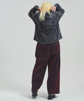 JACKROSE(ジャックローズ) |【The Rolling Stones×JACKROSE】 Lips&Tongue ヒョウ柄切替プルパーカー(MENS)