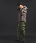 JACKROSE(ジャックローズ) |【The Rolling Stones×JACKROSE】 Lips&Tongue ヒョウ柄切替プルパーカー(MENS)