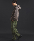 JACKROSE(ジャックローズ) |【The Rolling Stones×JACKROSE】 Lips&Tongue ヒョウ柄切替プルパーカー(MENS)
