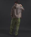 JACKROSE(ジャックローズ) |【The Rolling Stones×JACKROSE】 Lips&Tongue ヒョウ柄切替プルパーカー(MENS)