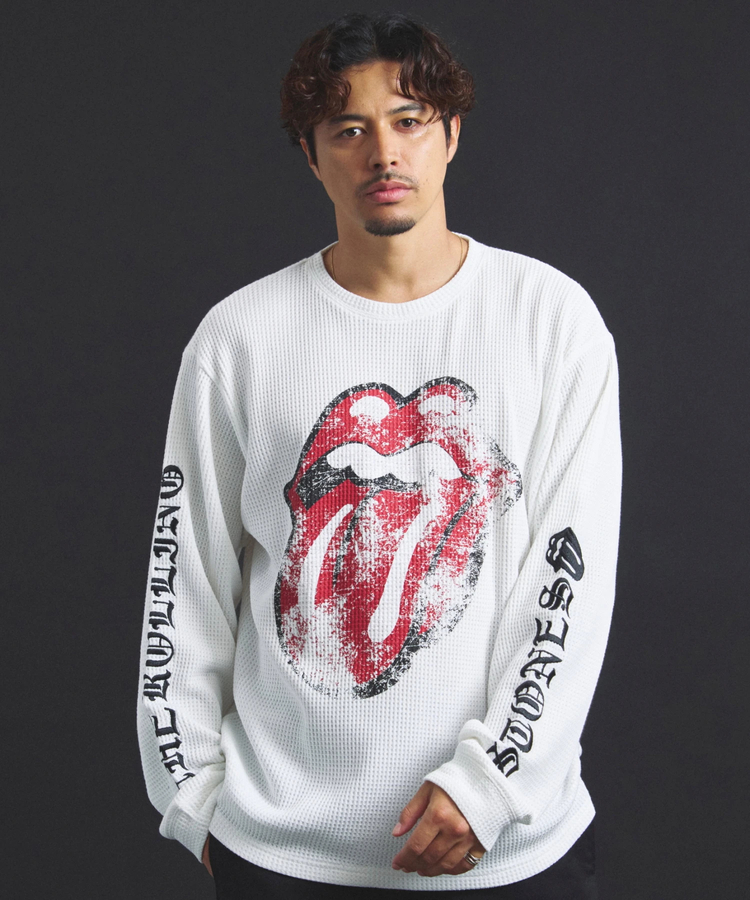 The Rolling Stones×JACKROSE】 Lips&Tongue サーマルLSTEE(MENS