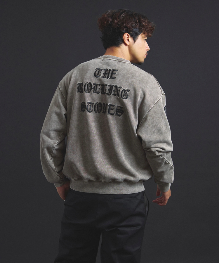 The Rolling Stones×JACKROSE】 Lips&Tongue ラインストーンクルー