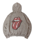 JACKROSE(ジャックローズ) |【The Rolling Stones×JACKROSE】 Lips&Tongue ラインストーンZIPパーカー(MENS)