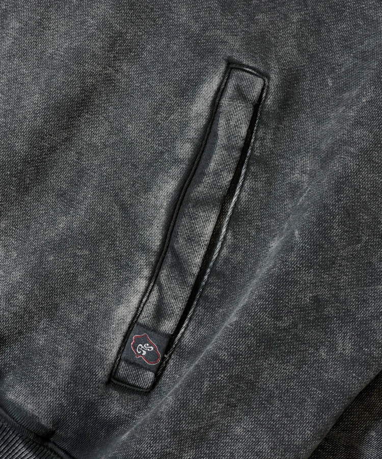 JACKROSE(ジャックローズ) |【The Rolling Stones×JACKROSE】 Lips&Tongue ラインストーンZIPパーカー(MENS)