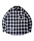 JACKROSE(ジャックローズ) |【The Rolling Stones×JACKROSE】 Lips&Tongue スタッズオンブレチェックシャツ(MENS)