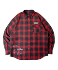 JACKROSE(ジャックローズ) |【The Rolling Stones×JACKROSE】 Lips&Tongue スタッズオンブレチェックシャツ(MENS)