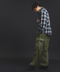 JACKROSE(ジャックローズ) |【The Rolling Stones×JACKROSE】 Lips&Tongue スタッズオンブレチェックシャツ(MENS)