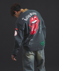 JACKROSE(ジャックローズ) |【The Rolling Stones×JACKROSE】 Lips&Tongue カットオフワッペンシャツJKT(MENS)