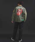 JACKROSE(ジャックローズ) |【The Rolling Stones×JACKROSE】 Lips&Tongue カットオフワッペンシャツJKT(MENS)