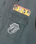 JACKROSE(ジャックローズ) |【The Rolling Stones×JACKROSE】 Lips&Tongue カットオフワッペンシャツJKT(MENS)