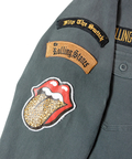 JACKROSE(ジャックローズ) |【The Rolling Stones×JACKROSE】 Lips&Tongue カットオフワッペンシャツJKT(MENS)