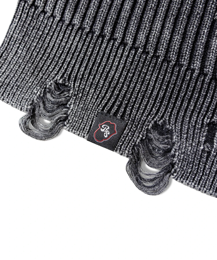 JACKROSE(ジャックローズ) |【The Rolling Stones×JACKROSE】 Lips&Tongue ダメージグランジニット(MENS)