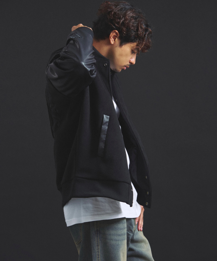 JACKROSE(ジャックローズ) |【The Rolling Stones×JACKROSE】 Lips&Tongue シグネチャースタジャン(MENS)